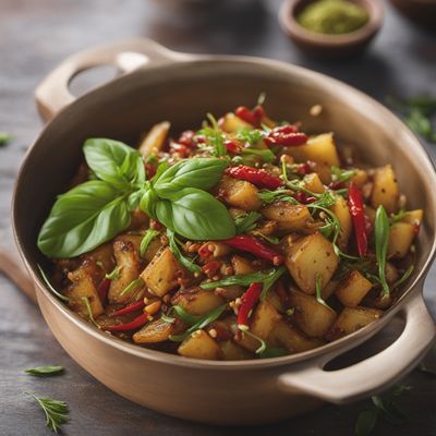 Sardinian-style Potato Stir-Fry