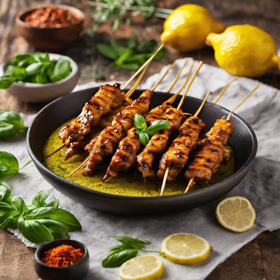 Italian-style Chicken Satay