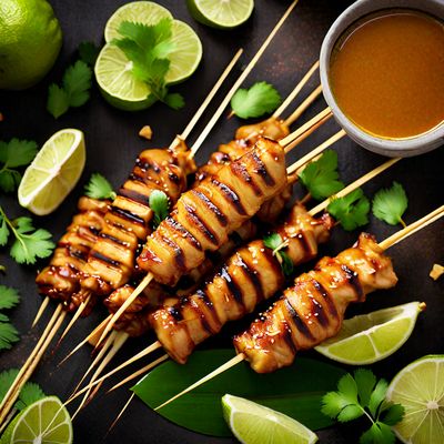 Puerto Rican Style Satay