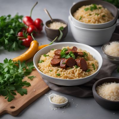 Sausage and Coconut Risotto