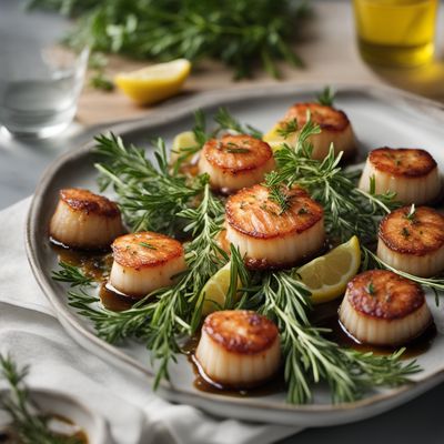 Scallops Provençal with Herb Butter