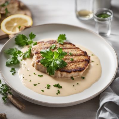 Schleswig-Holstein Style Creamy Veal Scaloppine