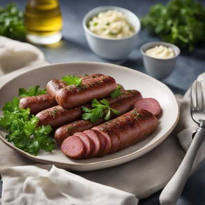 Schüblig Sausage with Swiss Potato Salad