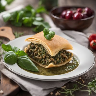 Schwäbische Maultaschen with Spinach and Meat Filling