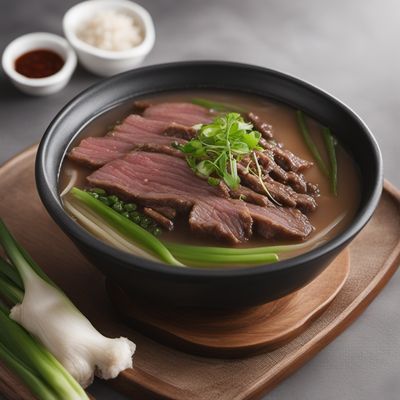 Seolleongtang - Korean Beef Bone Soup