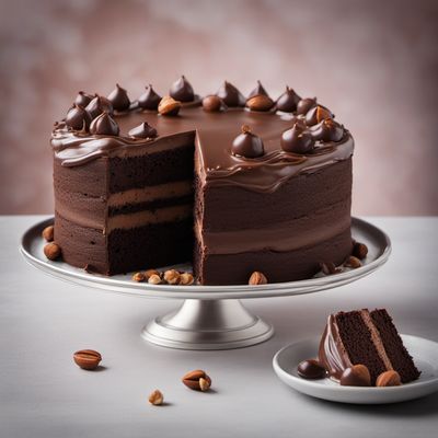 Setteveli - Italian Chocolate Hazelnut Cake