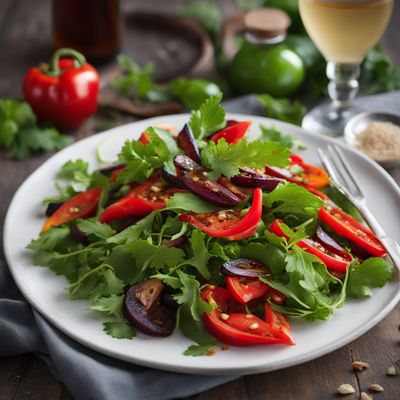 Seychellois-Inspired Grilled Vegetable Salad