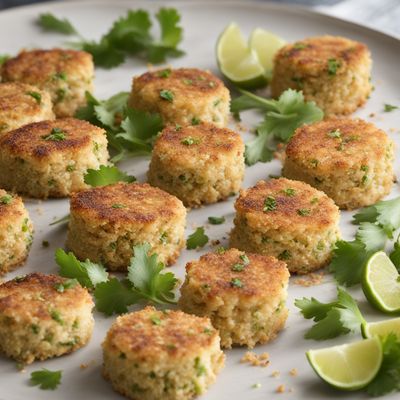 Seychellois-style Coconut Crusted Fish Cakes