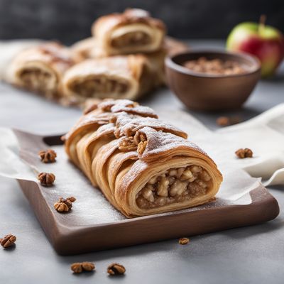 Shandong-style Apple and Walnut Strudel