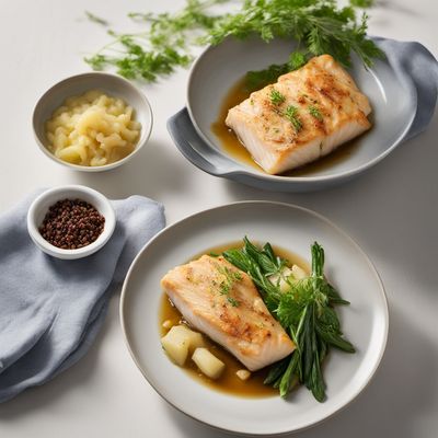 Shandong-style Steamed Cod with Creamy Potato Mash