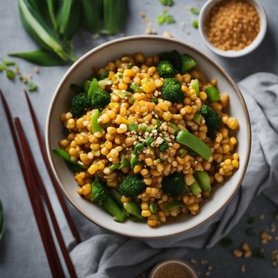 Shanghai-style Corn Stir-fry