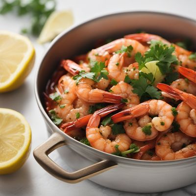 Shrimp Chippewa with Spicy Garlic Butter Sauce