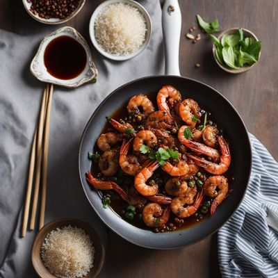 Sichuan Pepper Prawns