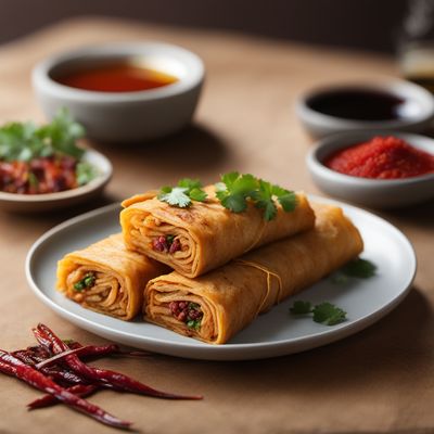 Sichuan-style Spicy Egg Roll