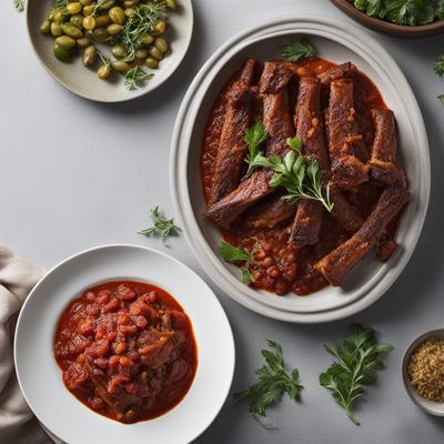 Sicilian-style Braised Pork Ribs