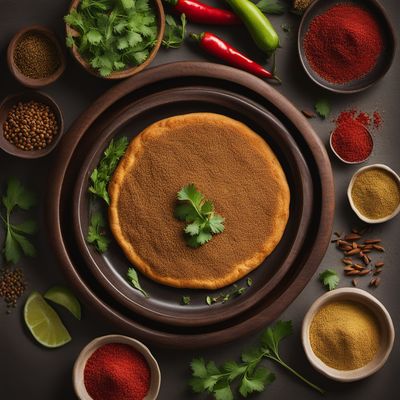 Sindhi-style Spiced Flatbread (Sindhi Coca)