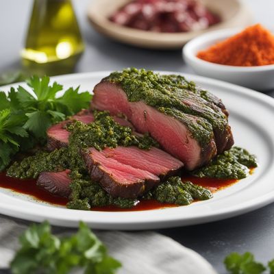 Slow-Roasted Cupim with Chimichurri Sauce