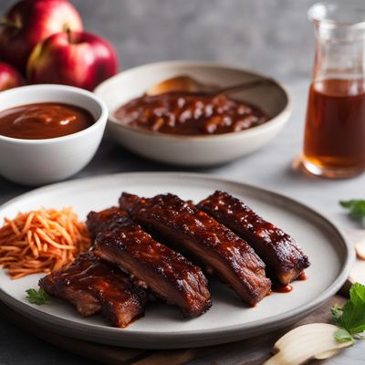 Smoky Maple Glazed Barbecue Ribs