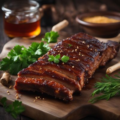 Smoky Polish Ribs with Honey Glaze