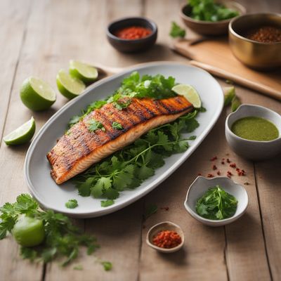 Solomon Islands-style Grilled Fish with Coconut Sauce