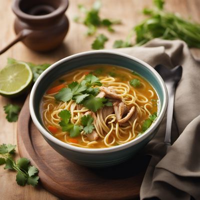 Somali-style Chicken Noodle Soup