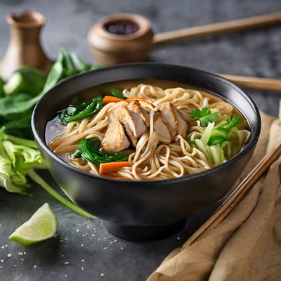 Chinese-style Chicken Noodle Soup