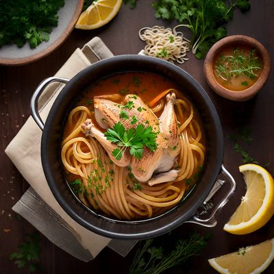 Sopa de Pollo y Fideos