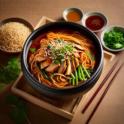 Korean-style Chicken Noodle Soup