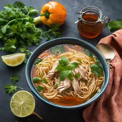 Turkish-style Chicken Noodle Soup