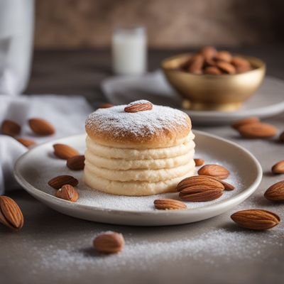 Soplillos with Almond Cream