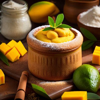 Caribbean Mango Soufflé