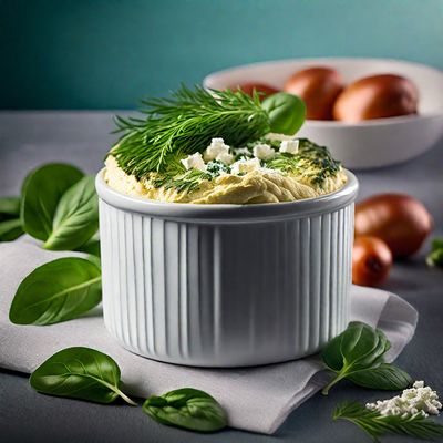 Greek Spinach and Feta Soufflé