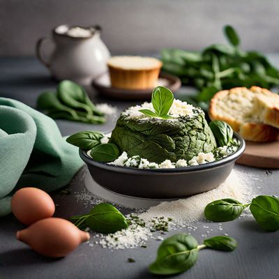 Mediterranean Spinach and Feta Soufflé