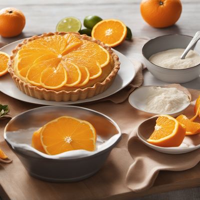 Sour Orange Pie with a Tropical Twist