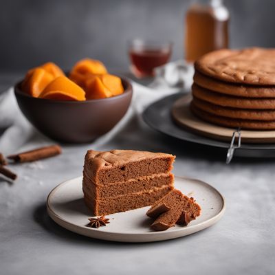 South African Spiced Paper Wrapped Cake