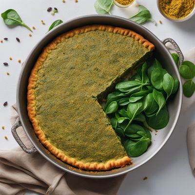 South Karnataka Style Spinach Pie