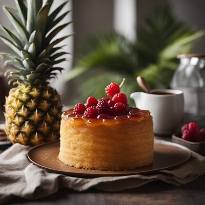 South Sudanese Pineapple Upside Down Cake