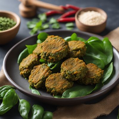 South Sudanese Spinach Fritters