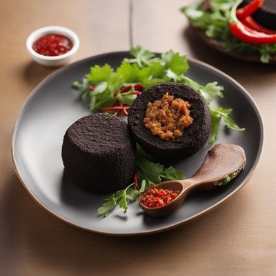 Southeast Asian Spiced Black Pudding Scotch Egg