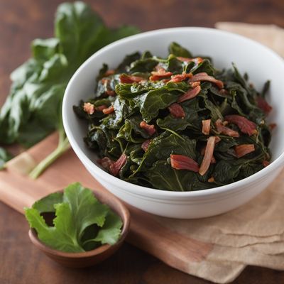 Southern Collard Greens with Smoky Bacon