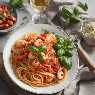 Spaghetti al Cartoccio with Fresh Seafood