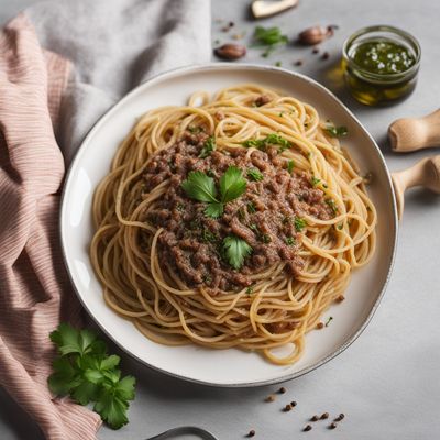 Spaghetti with Anchovy Sauce