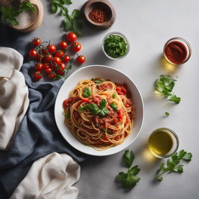 Spaghettini with Sicilian Anchovy Sauce