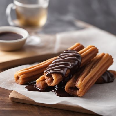 Spanish Churros with Chocolate Sauce