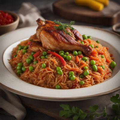 Spanish-style Braised Rice with Meat and Vegetables