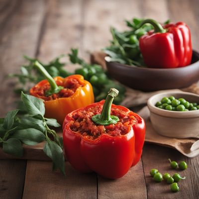 Spanish-style Stuffed Bell Peppers