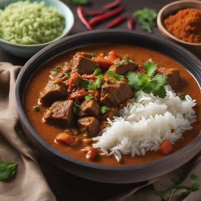 Spiced Lamb Curry with Fragrant Rice