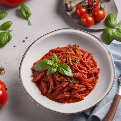 Spicy Anchovies in Red Sauce