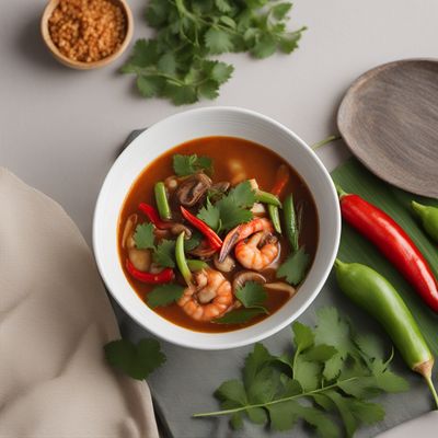 Spicy and Sour Thai Tamarind Soup