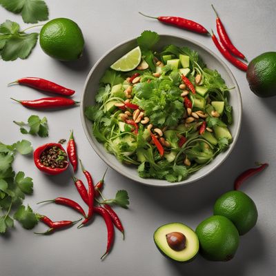 Spicy Avocado Salad with Southeast Asian Twist